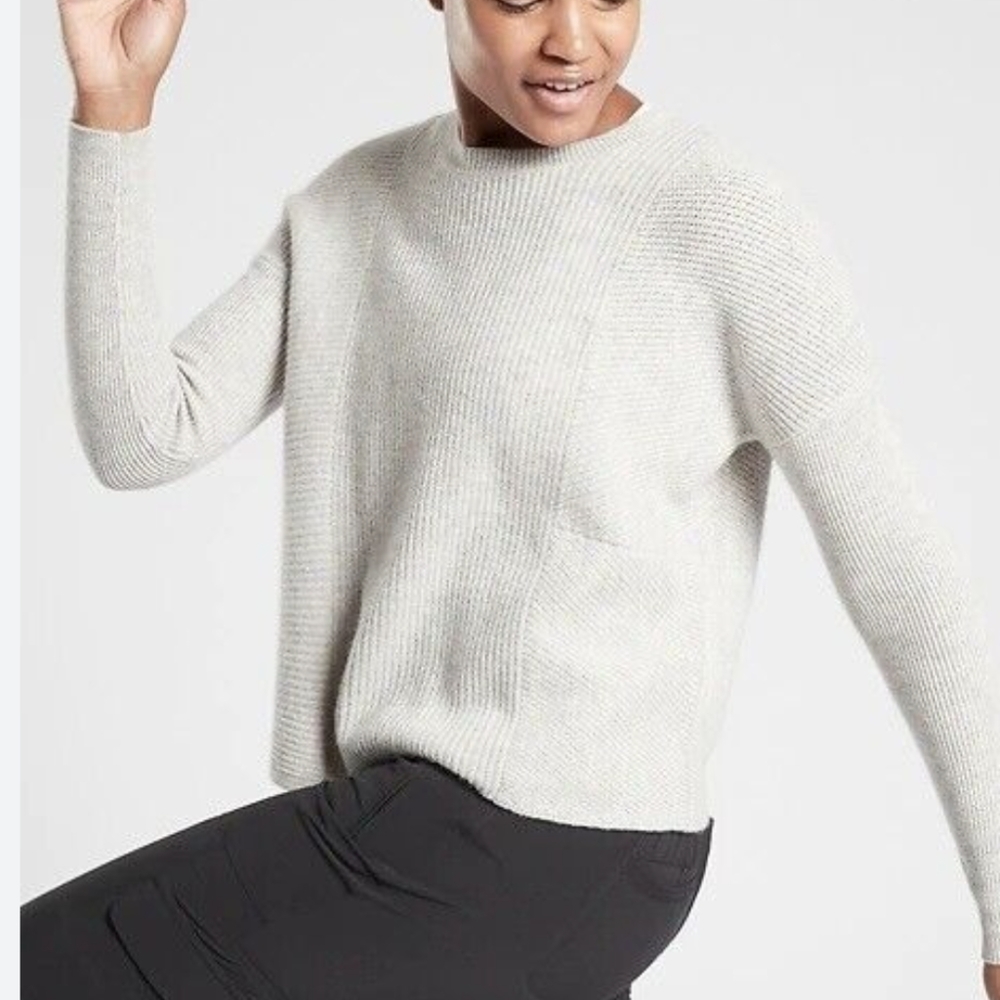 Athleta Turin Wool Cashmere Sweater - Picture 6 of 11